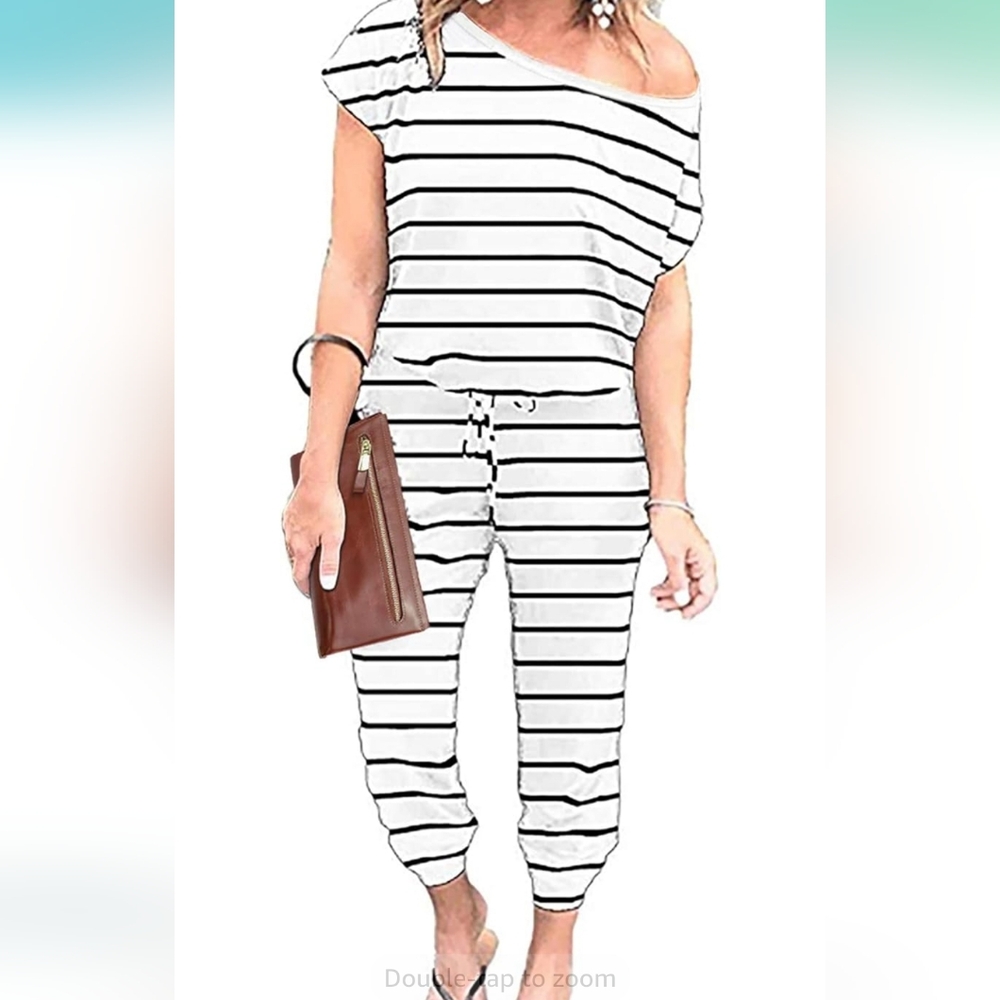 Striped Women's Jumpsuit